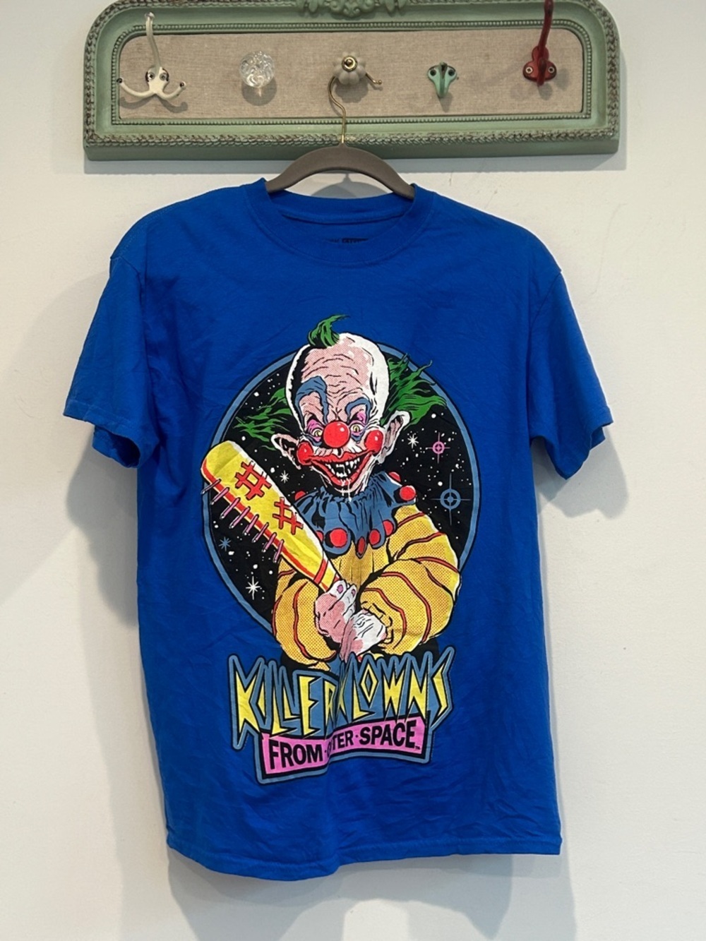 Killer Klowns from outer space Blue Graphic Tee short sleeve medium adult